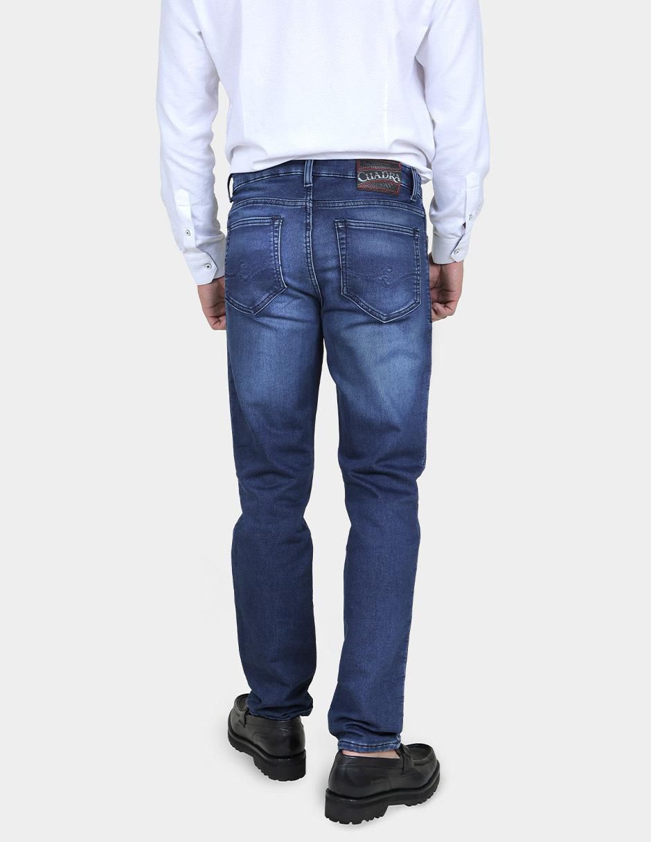 Jeans slim lavado claro para hombre 3