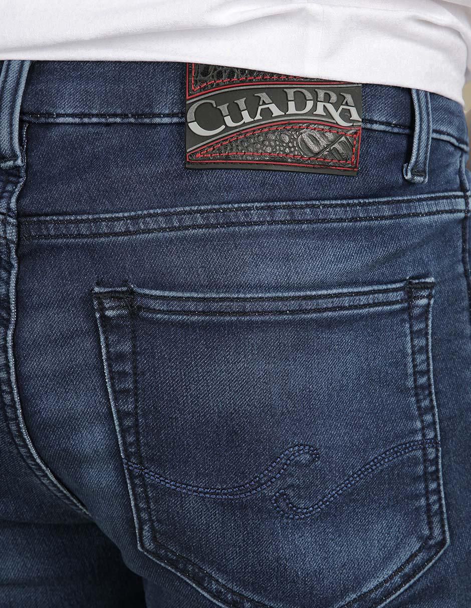 Jeans slim lavado claro para hombre 5