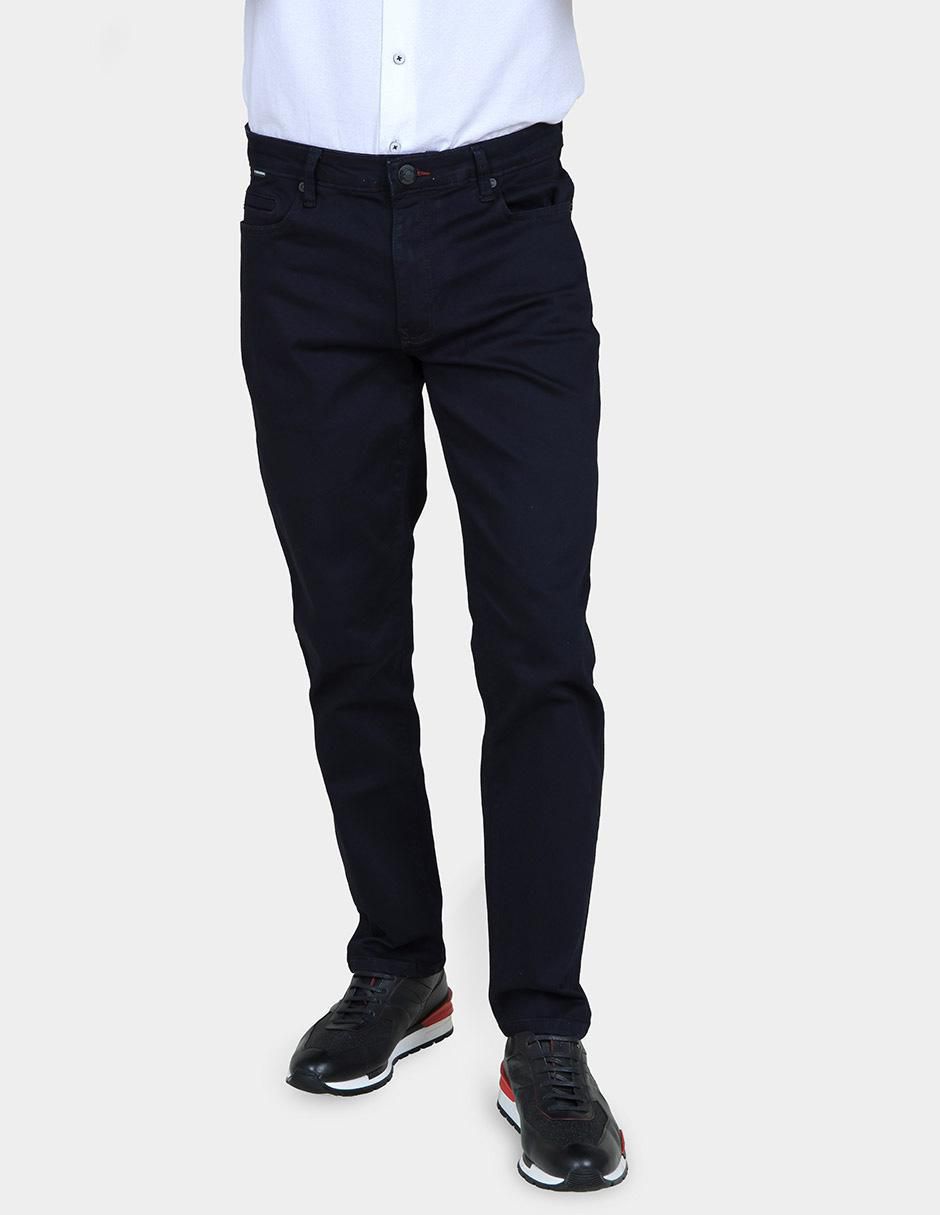 Jeans slim lavado obscuro para hombre