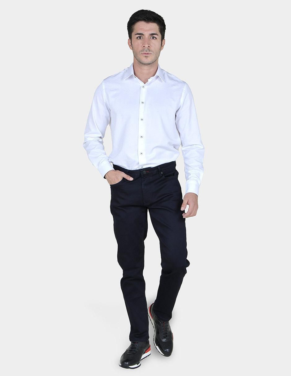 Jeans slim lavado obscuro para hombre 3