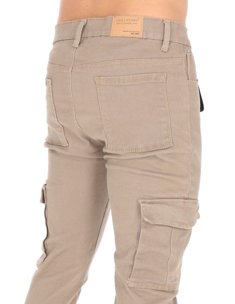 "pantalón" slim chb chili beans clothing co. "de" algodón "para hombre"