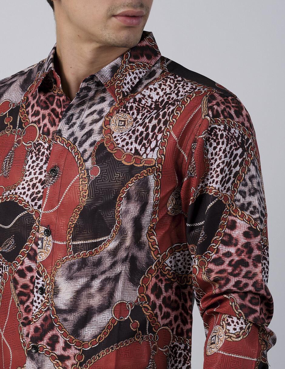 Camisa casual manga larga para hombre 2