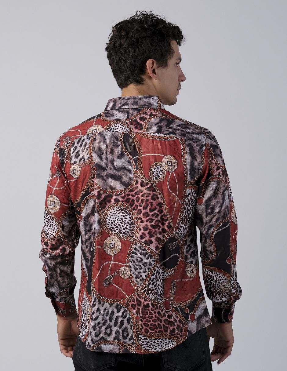 Camisa casual manga larga para hombre 3