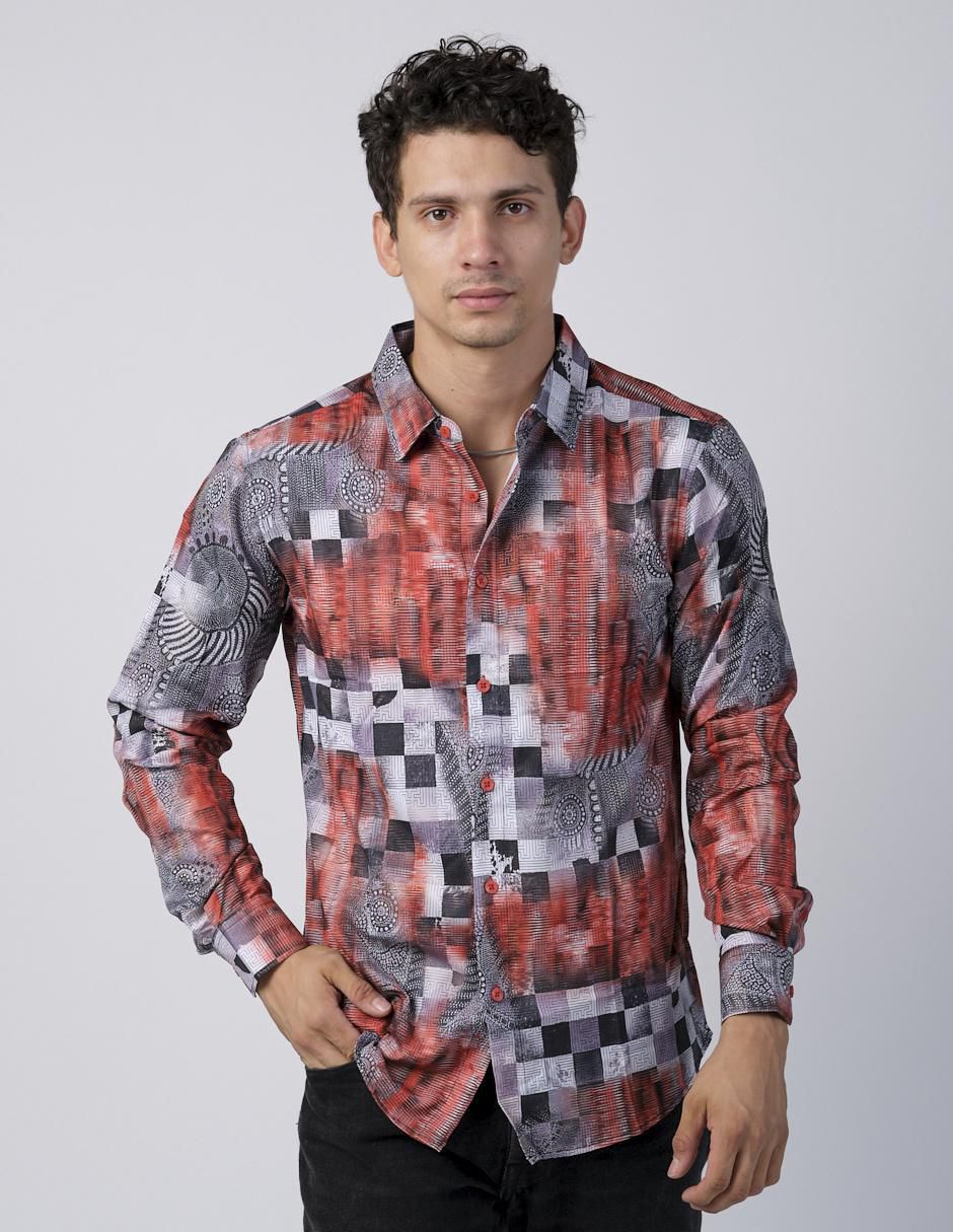 Camisa casual manga larga para hombre Camisa casual manga larga para hombre