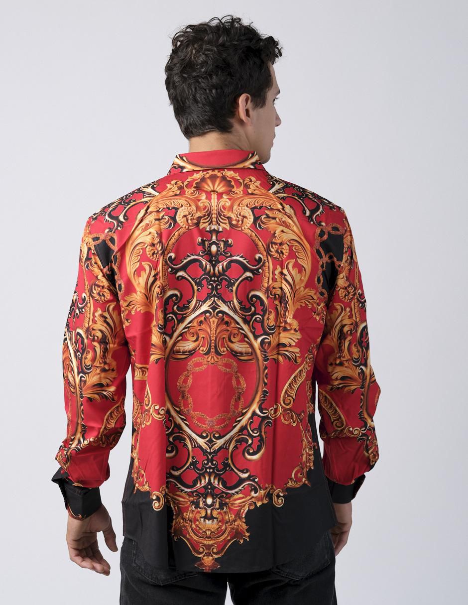 "camisa/sobrecamisa" casual pavini "de" (si aplica) mezcla de materiales "manga" larga "para hombre"