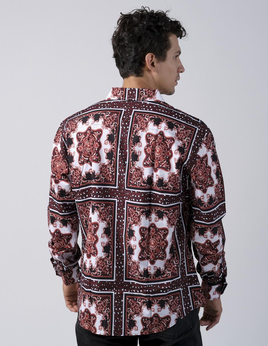 Camisa casual manga larga para hombre 2