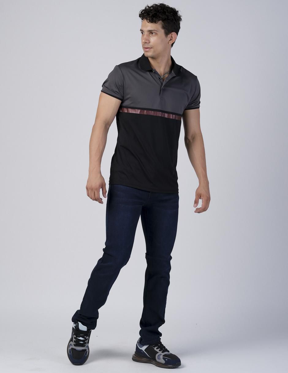 Jeans slim lavado obscuro para hombre 3