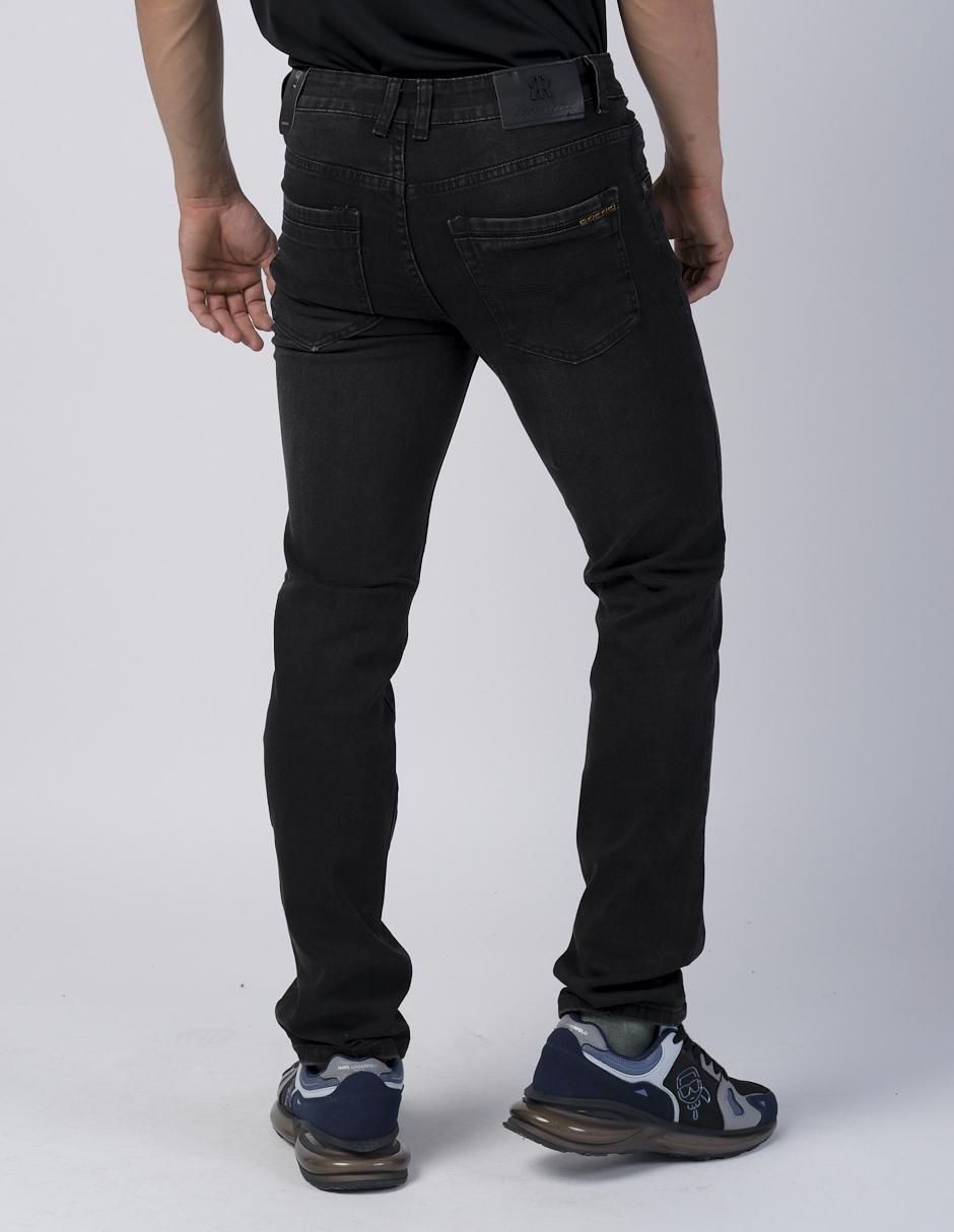 Jeans slim lavado obscuro para hombre 3