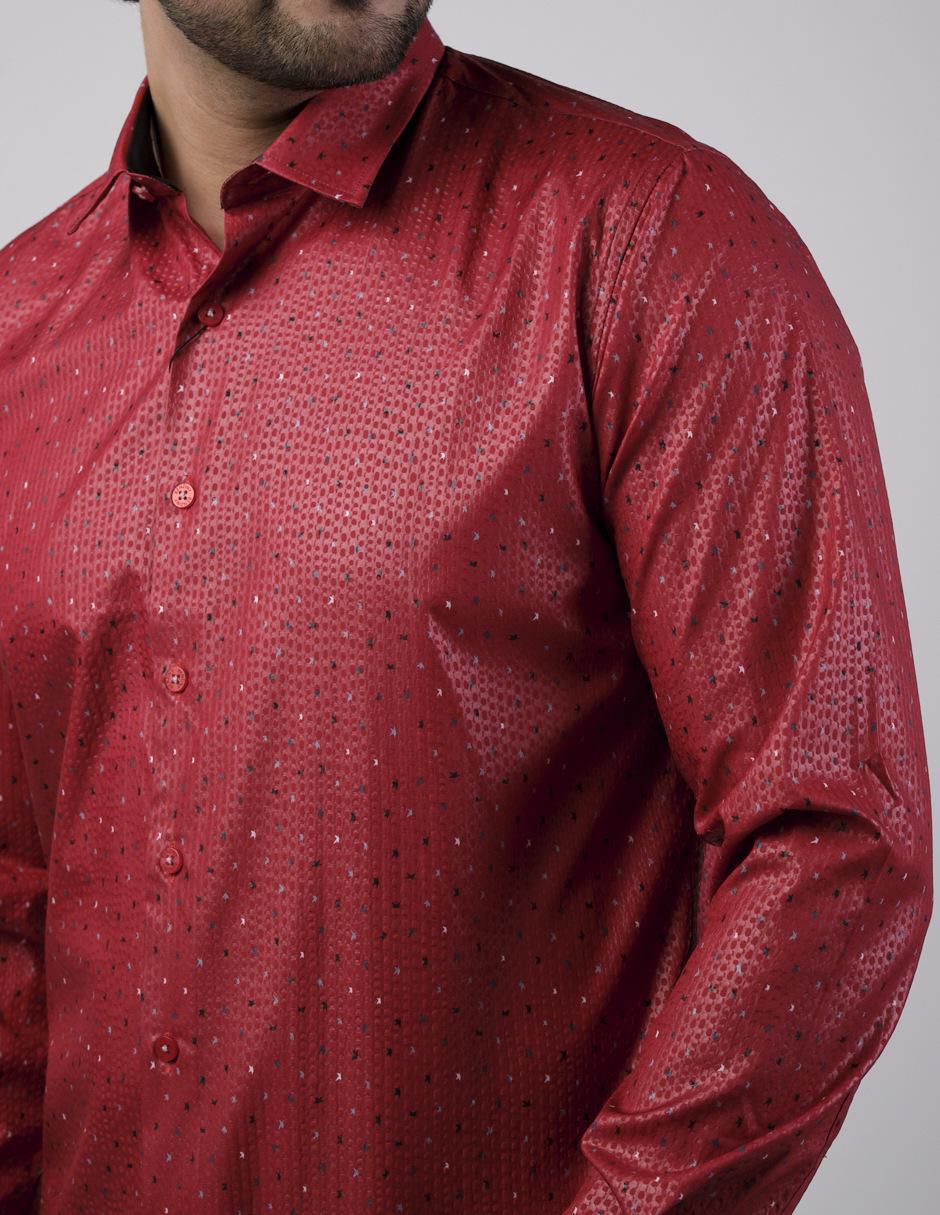Camisa casual manga larga para hombre 4