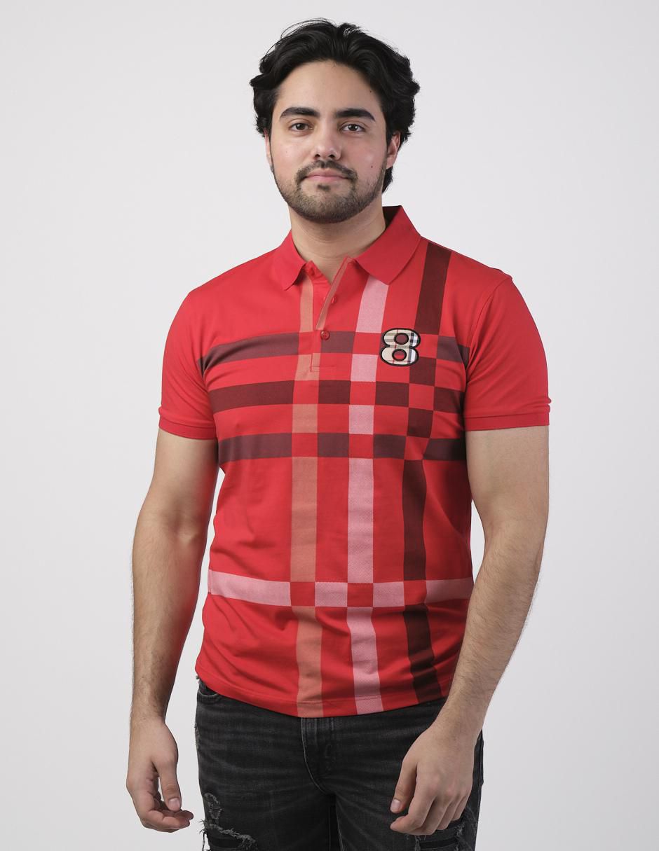 Playera tipo polo para hombre