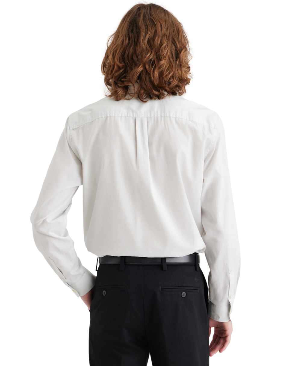 Camisa casual de algodón manga larga para hombre 3