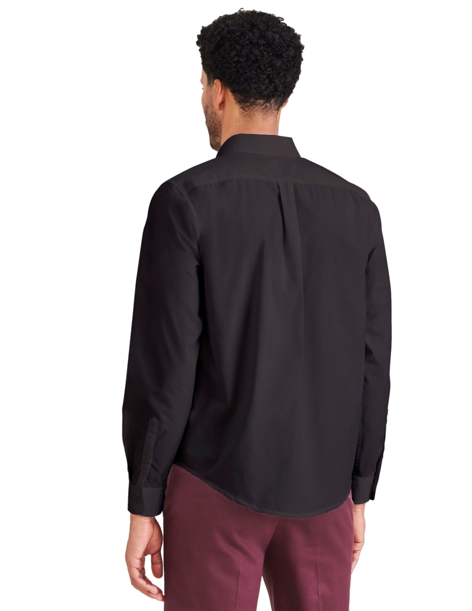 Camisa casual de algodón manga larga para hombre 3