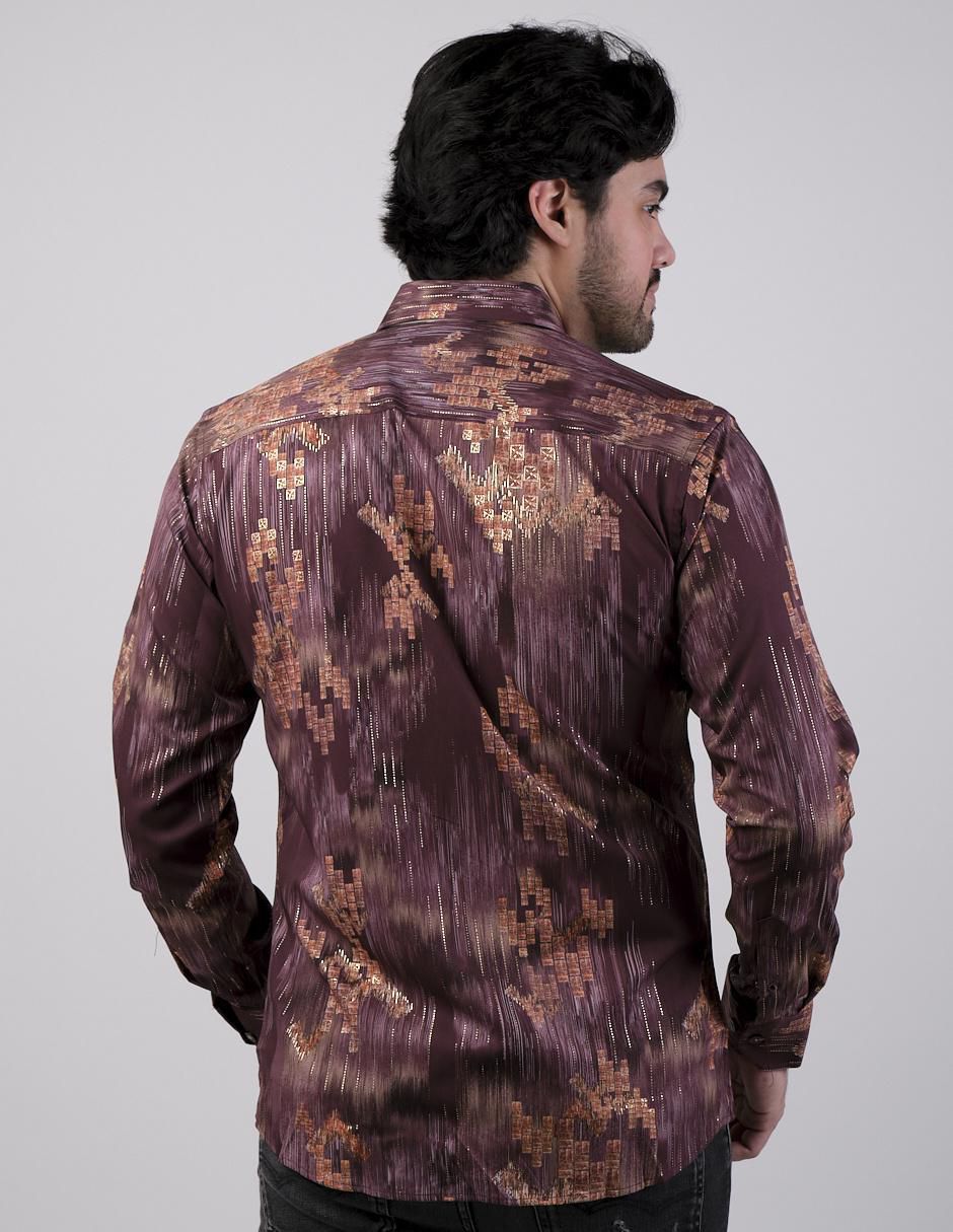 Camisa casual manga larga para hombre 2