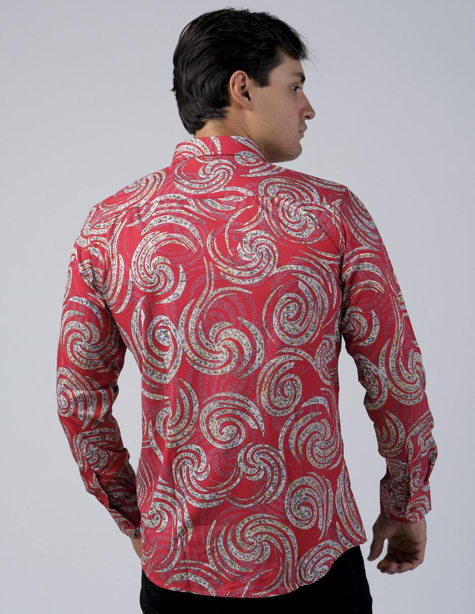 Camisa casual manga larga para hombre 2