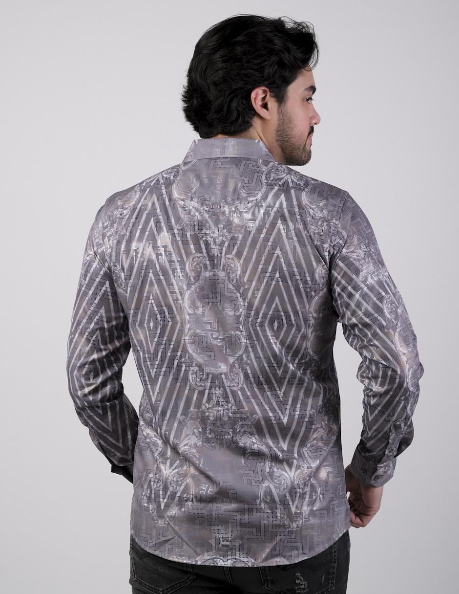"camisa/sobrecamisa" casual benziny "de" (si aplica) mezcla de materiales "manga" larga "para hombre"