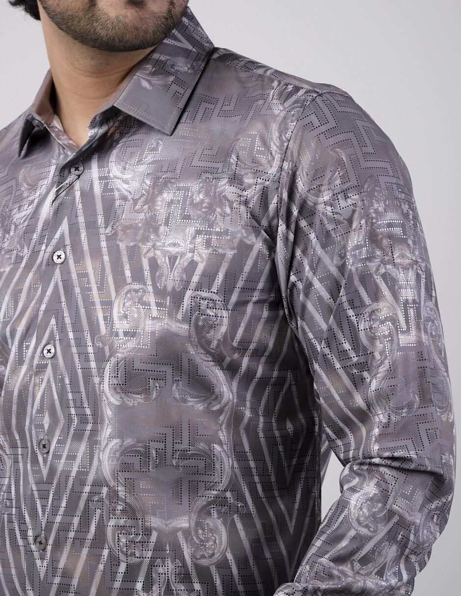 "camisa/sobrecamisa" casual benziny "de" (si aplica) mezcla de materiales "manga" larga "para hombre"