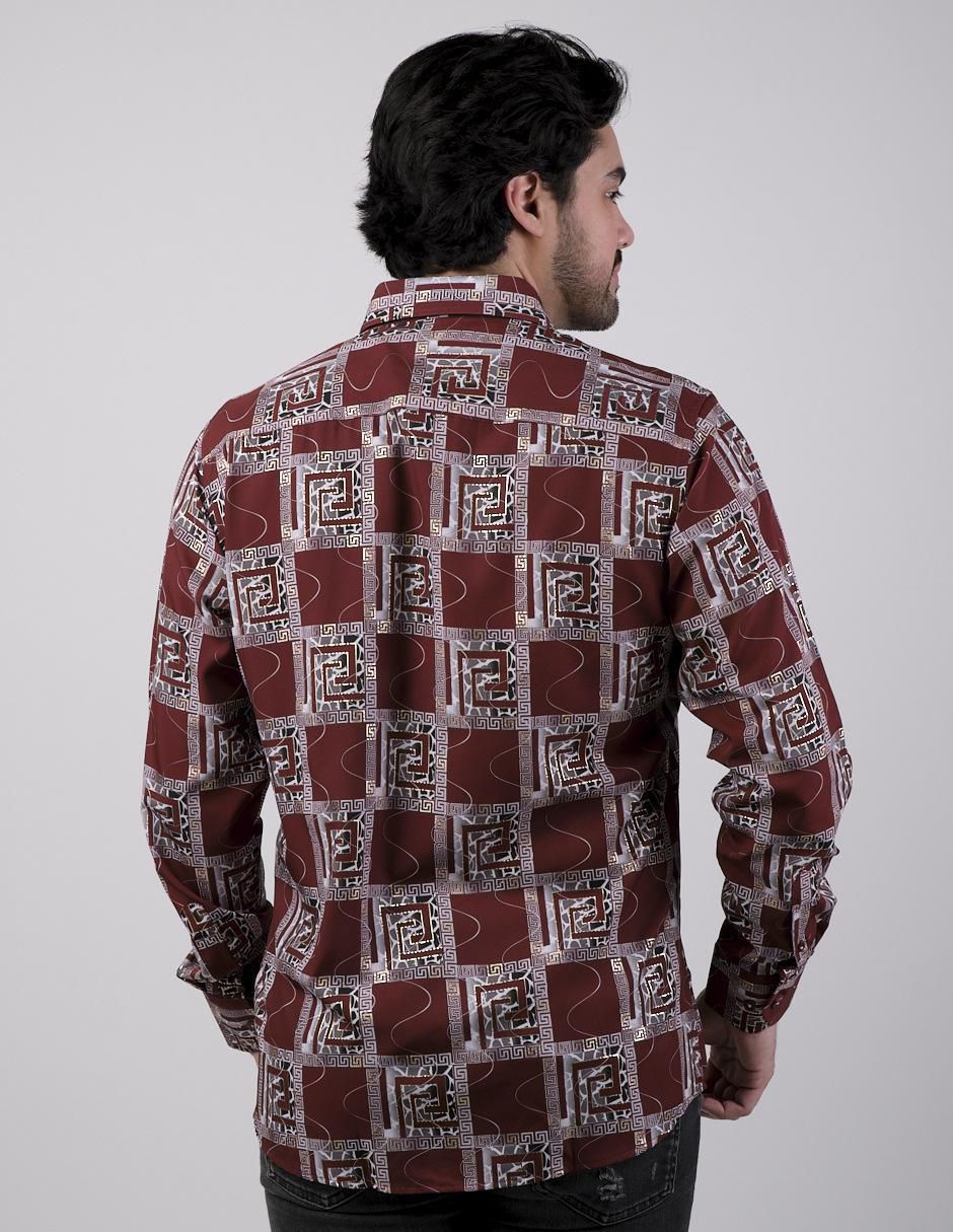 Camisa casual manga larga para hombre 2
