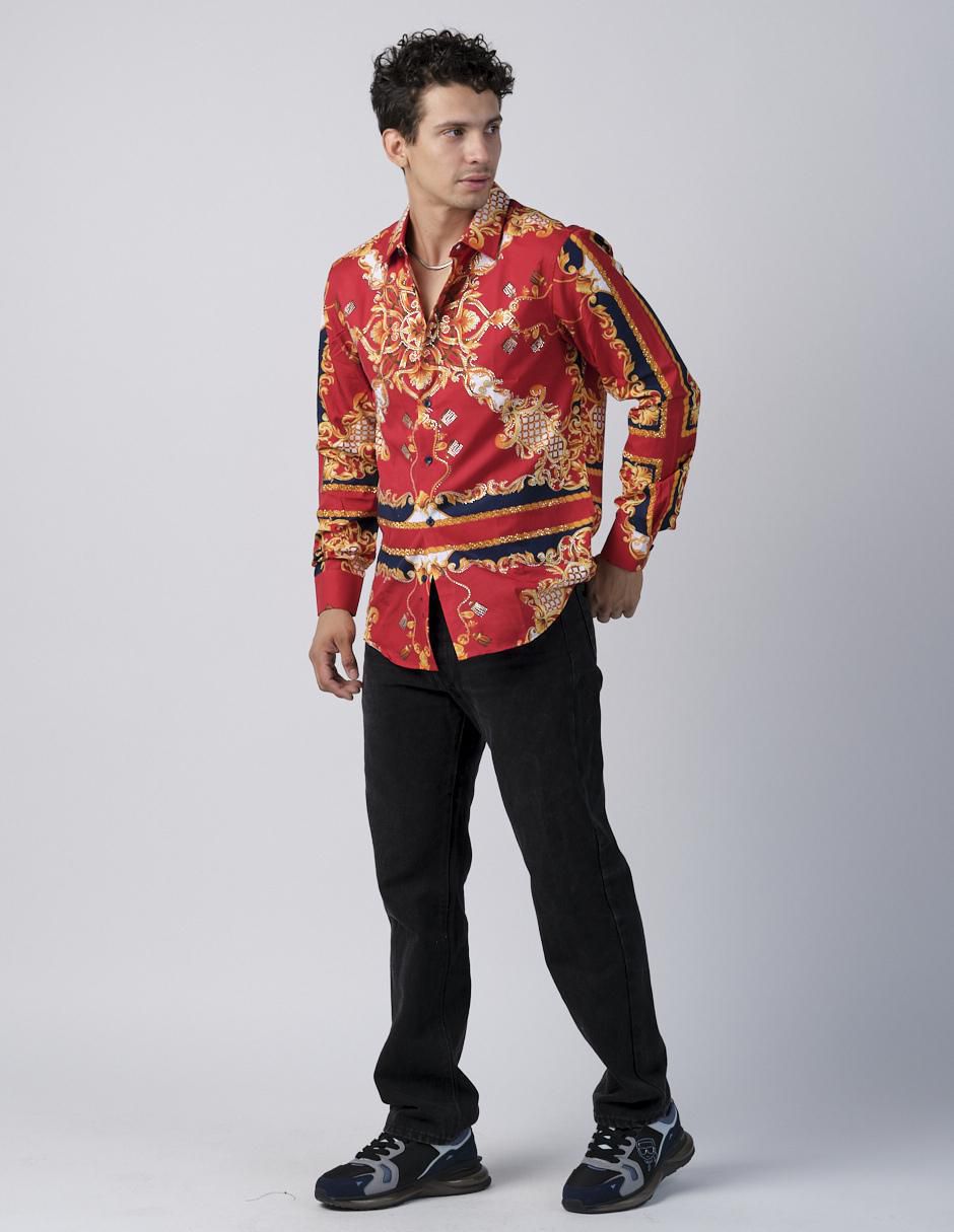 "camisa/sobrecamisa" casual pavini "de" (si aplica) mezcla de materiales "manga" larga "para hombre"