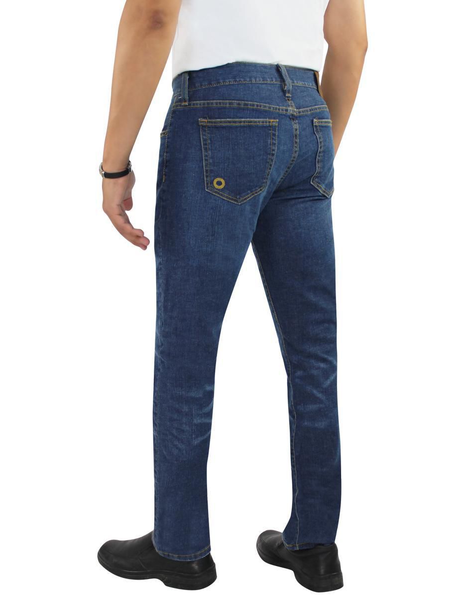Jeans straight 3377 deslavado para hombre 5