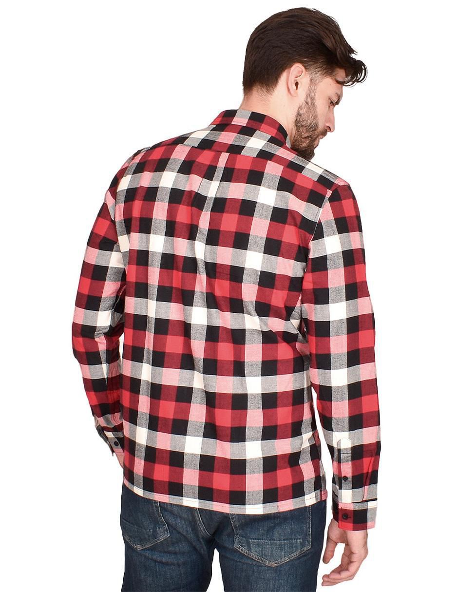 Camisa casual de algodón manga larga para hombre 4