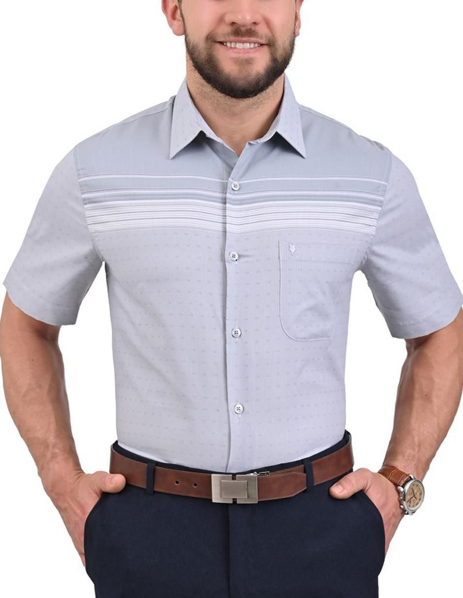Camisa casual manga corta para hombre 1
