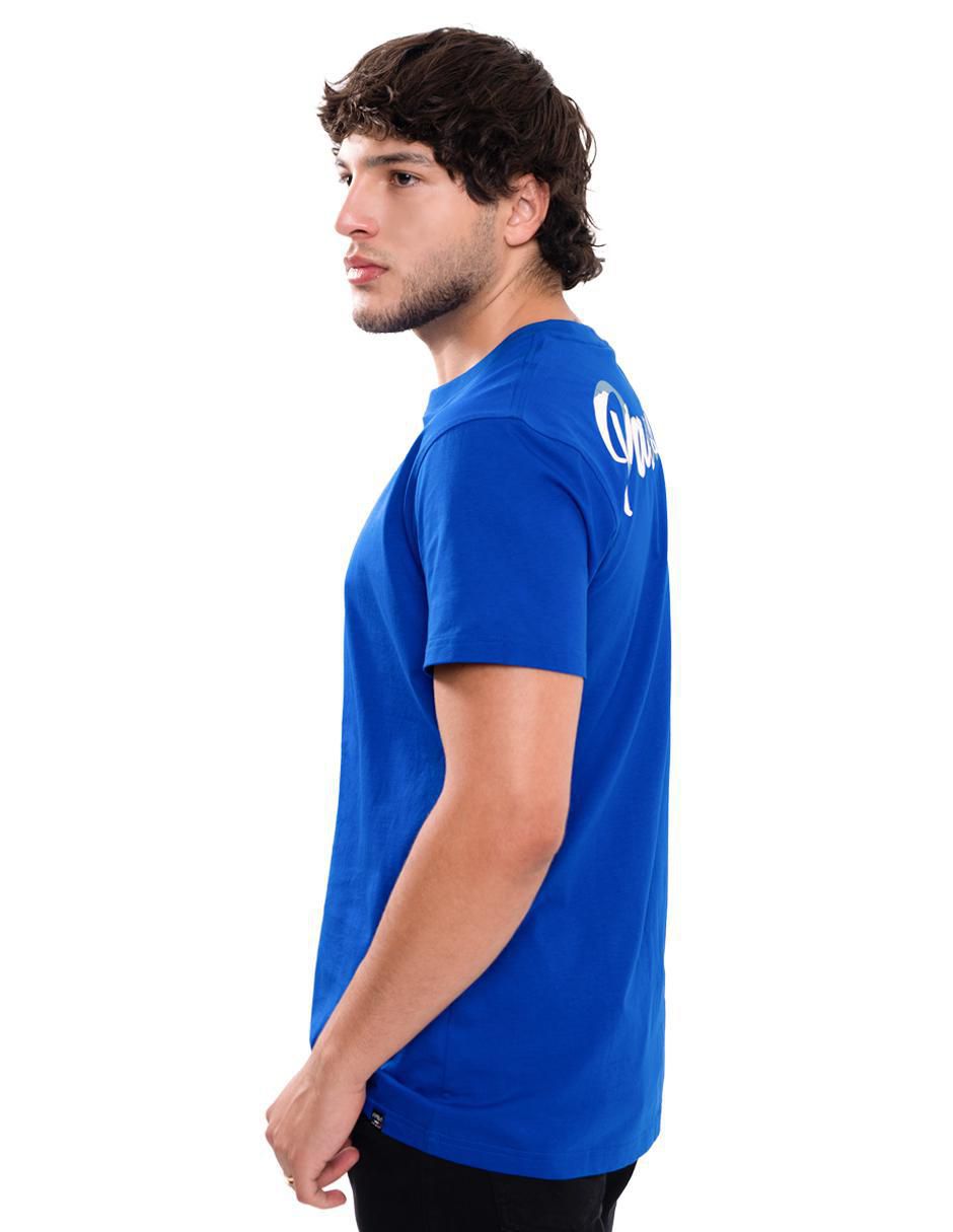 Playera 04-5080Azr cuello redondo para hombre 3