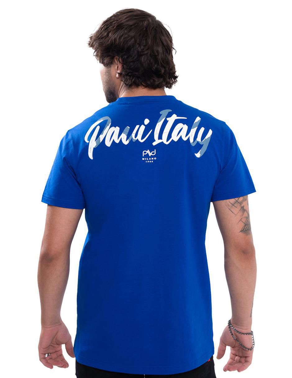 Playera 04-5080Azr cuello redondo para hombre 5