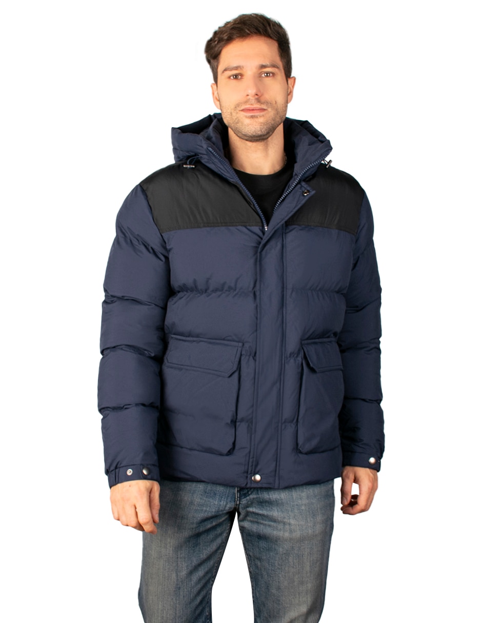 Chamarra casual con bolsillos para hombre 1