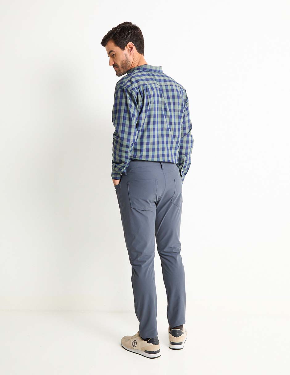 Pantalón casual regular slim para hombre 2