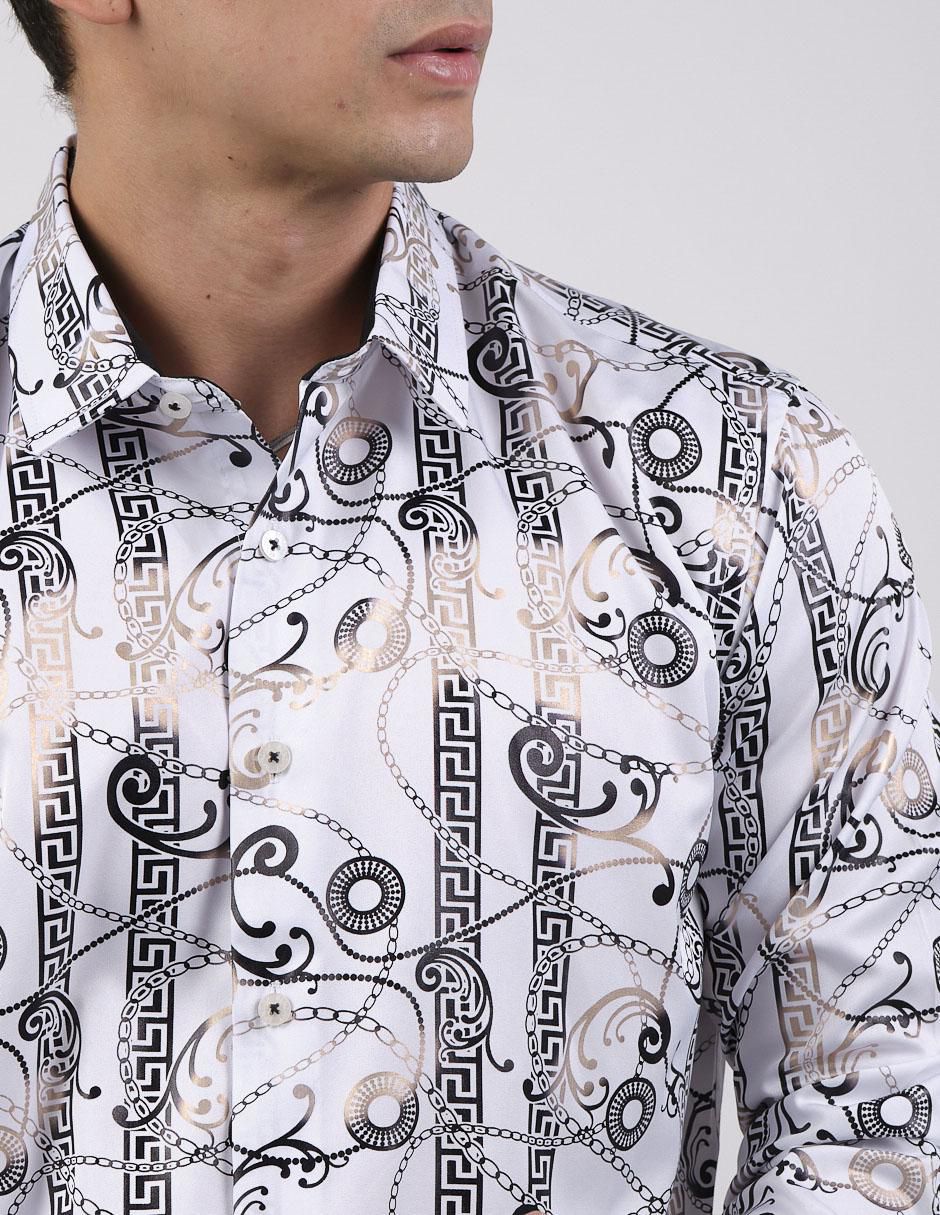 Camisa casual de algodón manga larga para hombre 2