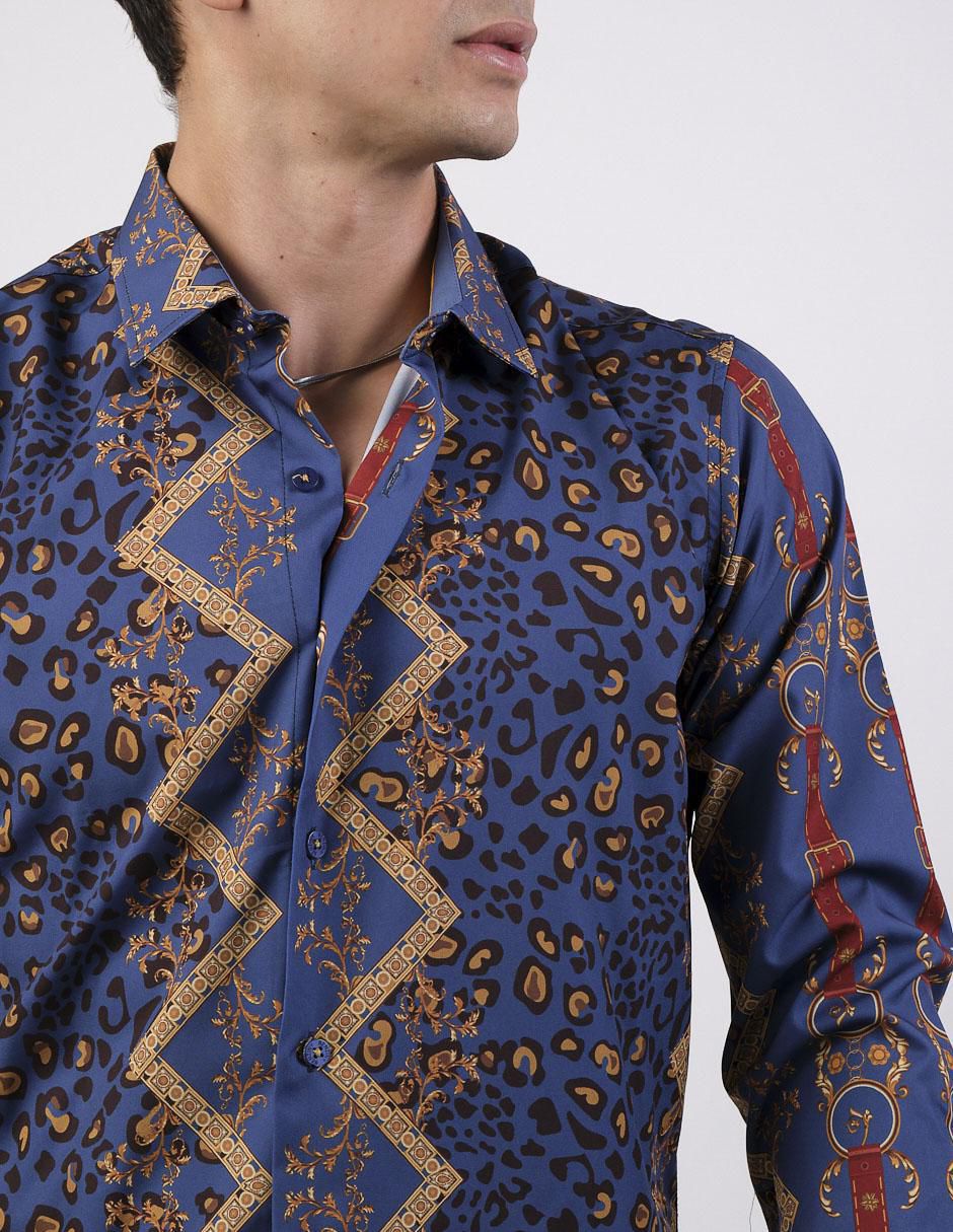 Camisa casual de algodón manga larga para hombre 2