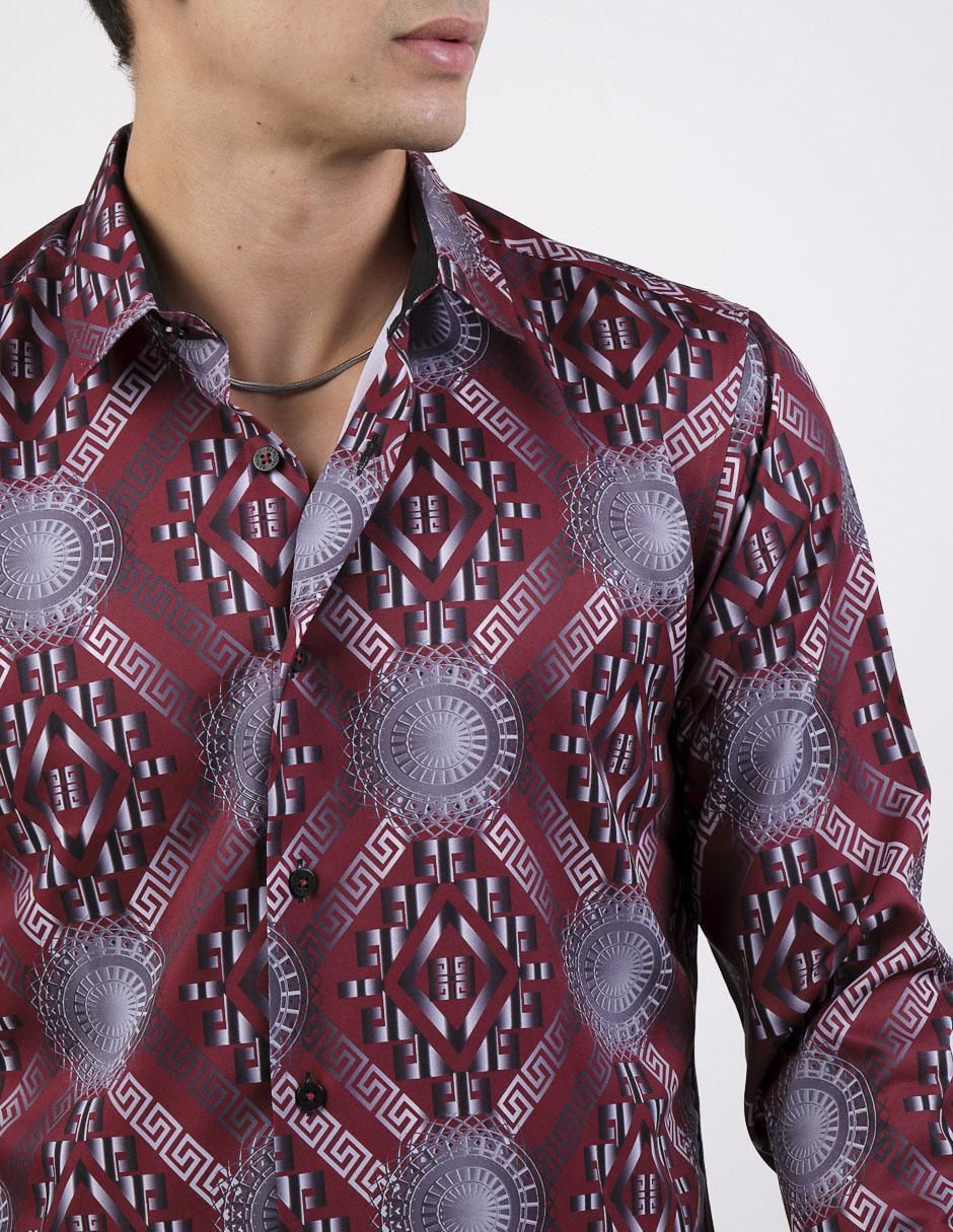 Camisa casual de algodón manga larga para hombre 2