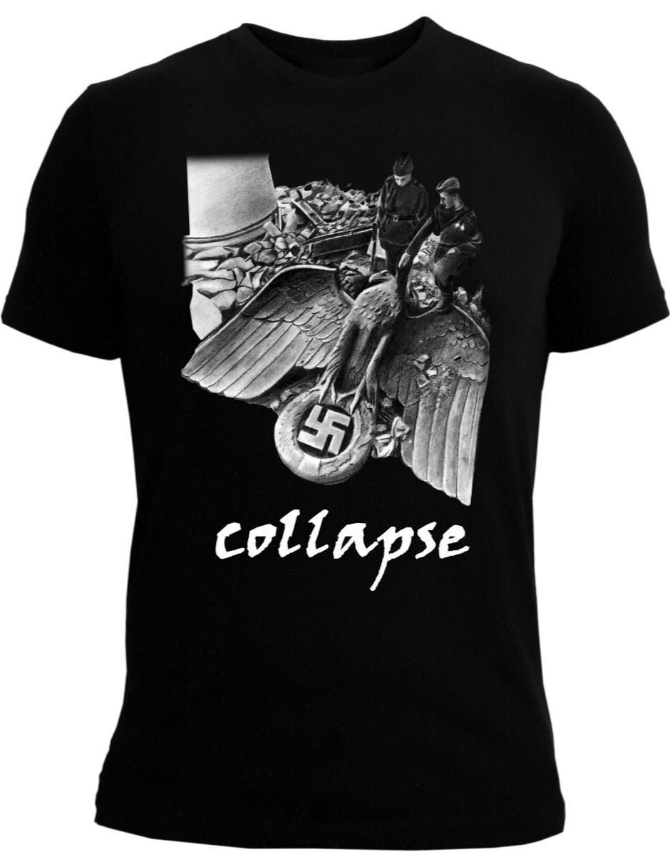"set playera/playera" marëvnyk alta gama colapso de alemania nazi hitler "cuello" redondo "para hombre"