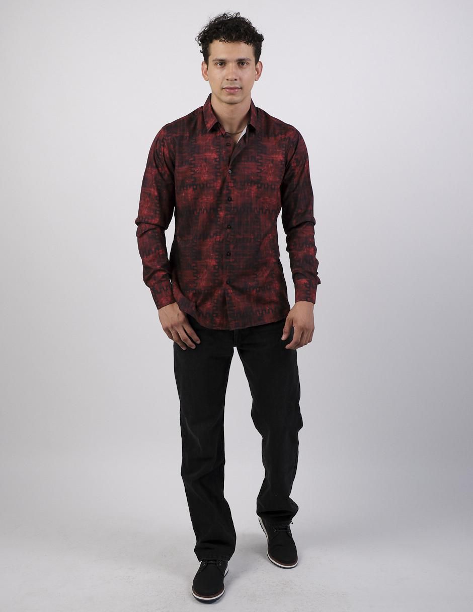 Camisa casual de algodón manga larga para hombre 3