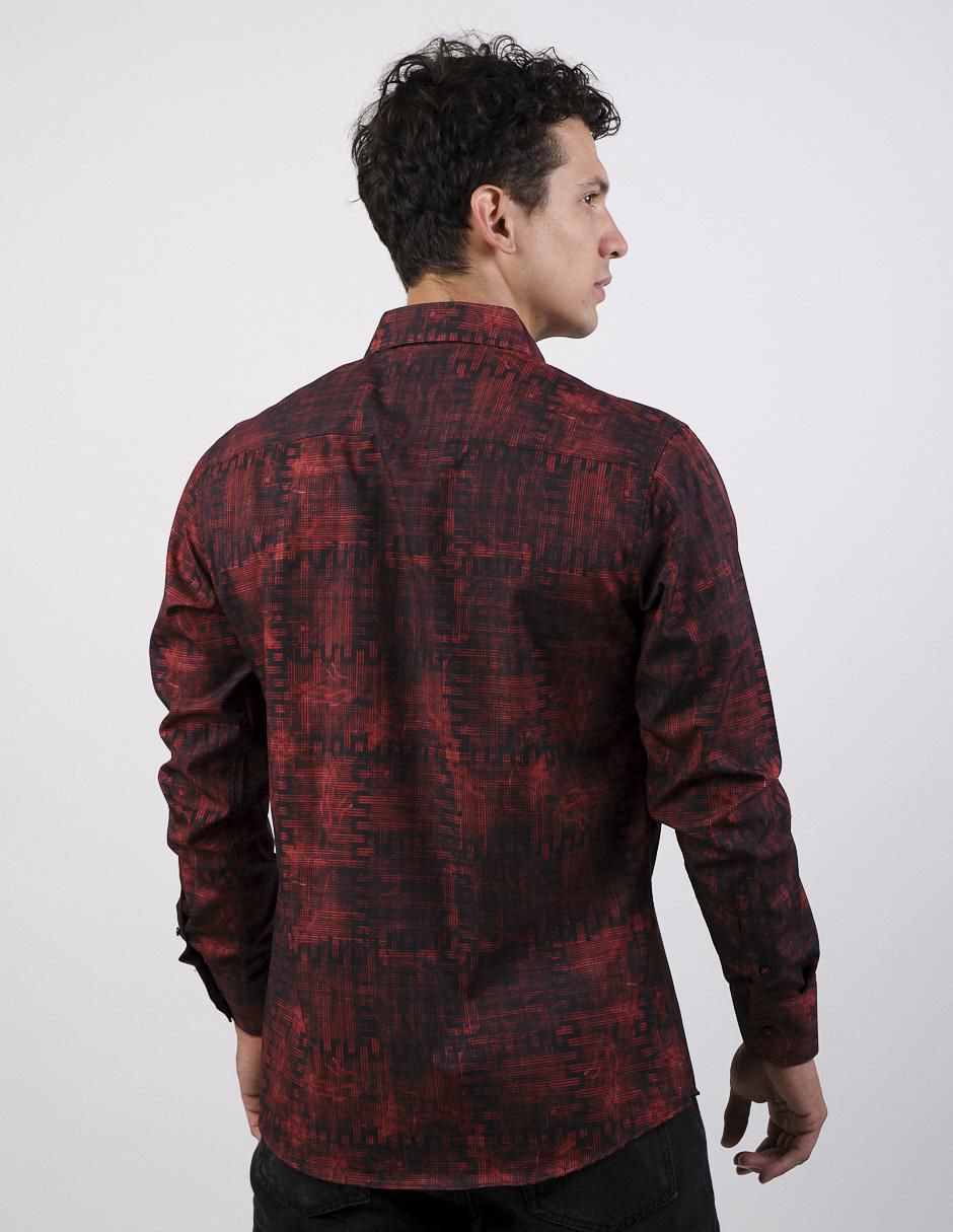 Camisa casual de algodón manga larga para hombre 4