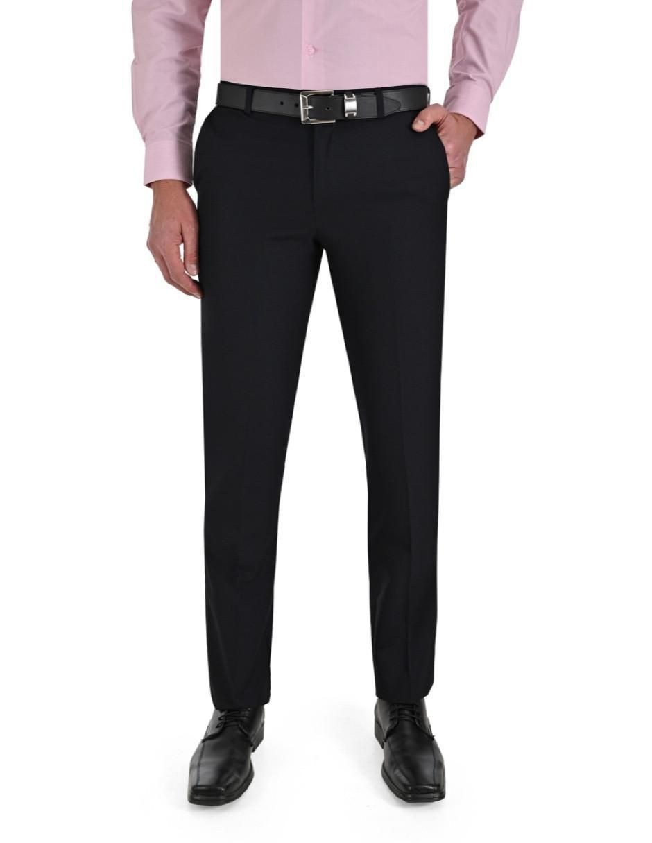 Pantalón recto de algodón para hombre