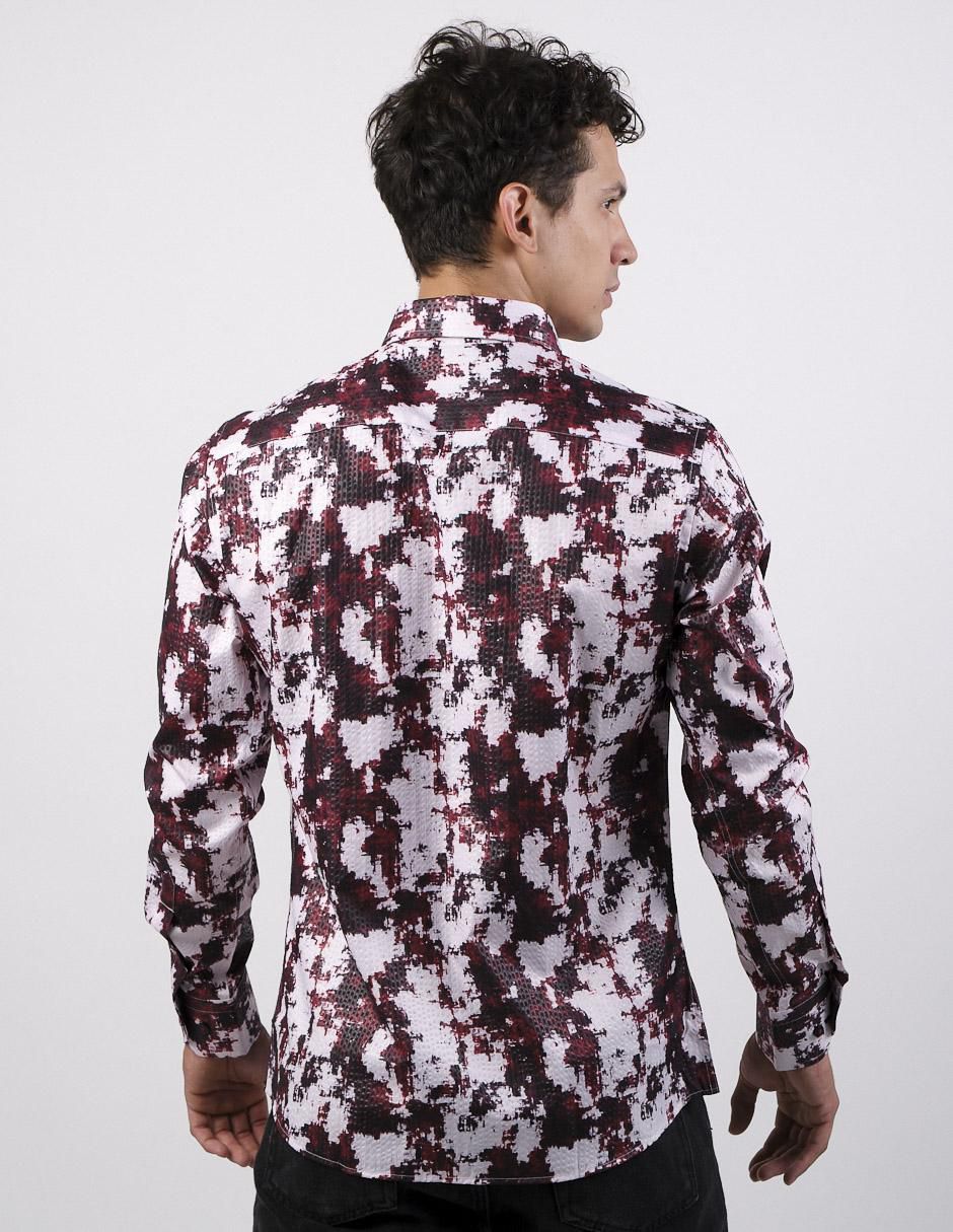 Camisa casual de algodón manga larga para hombre 4