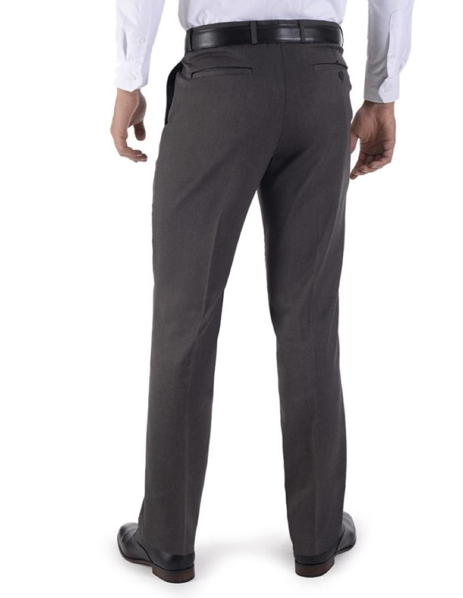 Pantalón de vestir recto de algodón para hombre 2