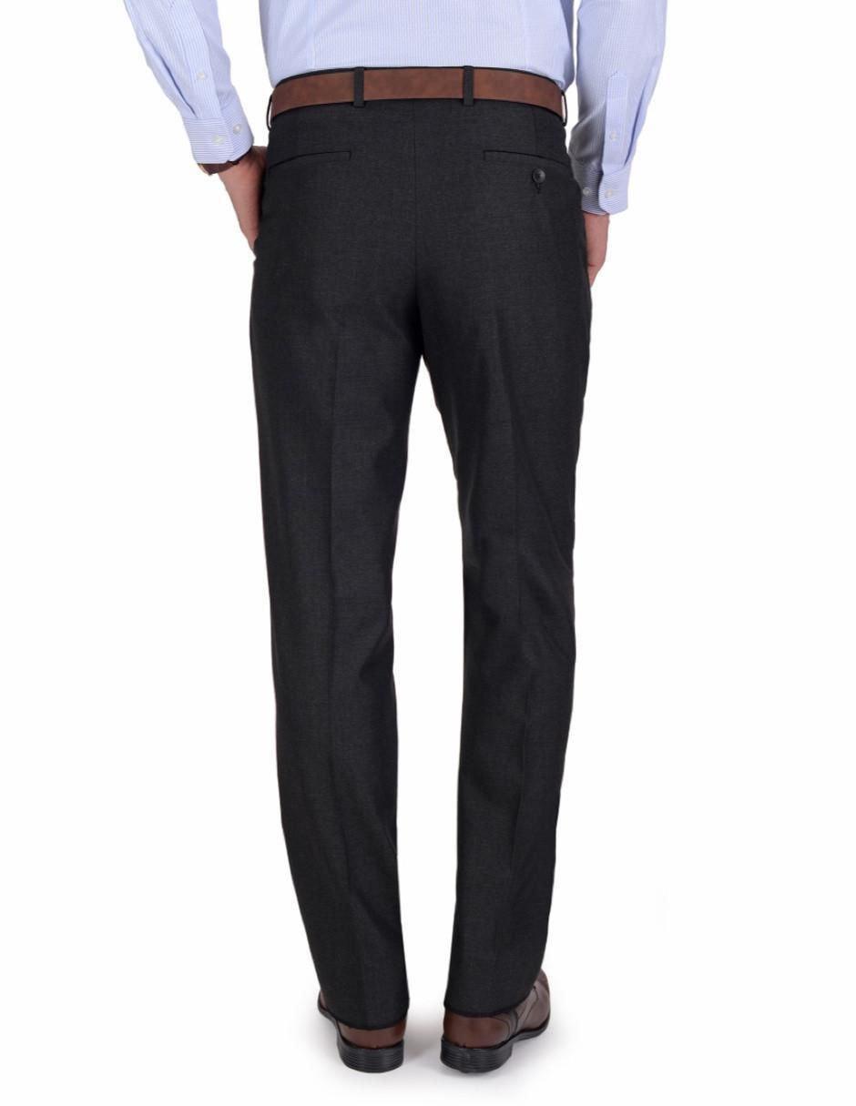 Pantalón de vestir recto de algodón para hombre 2