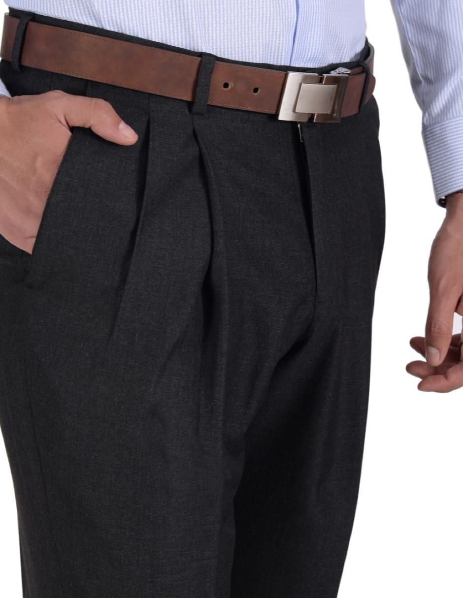 Pantalón de vestir recto de algodón para hombre 3