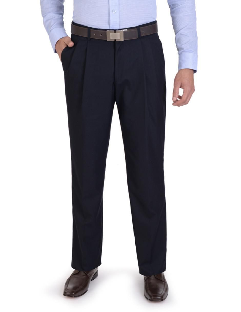 Pantalón de vestir recto de algodón para hombre Pantalón de vestir recto de algodón para hombre