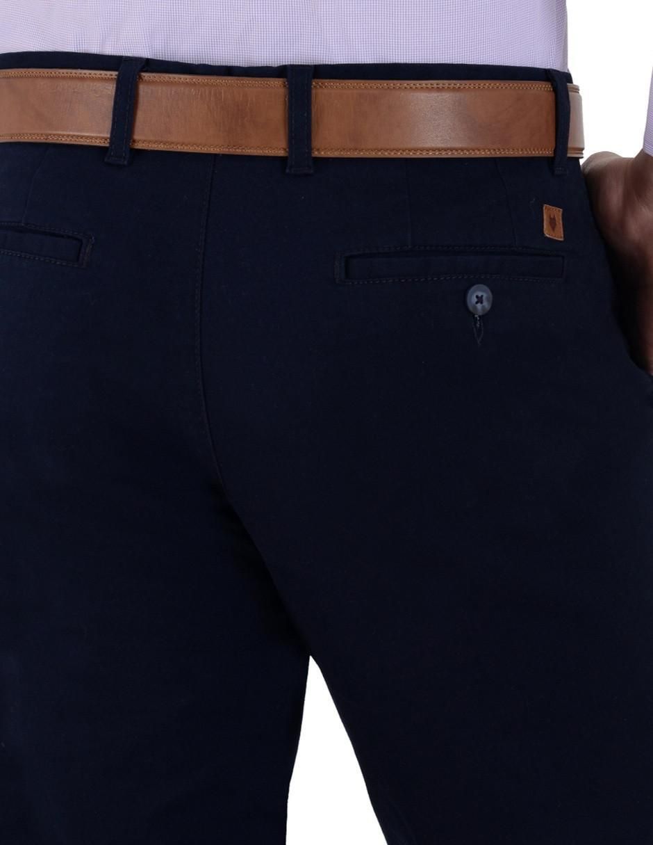 Pantalón recto de algodón para hombre 4