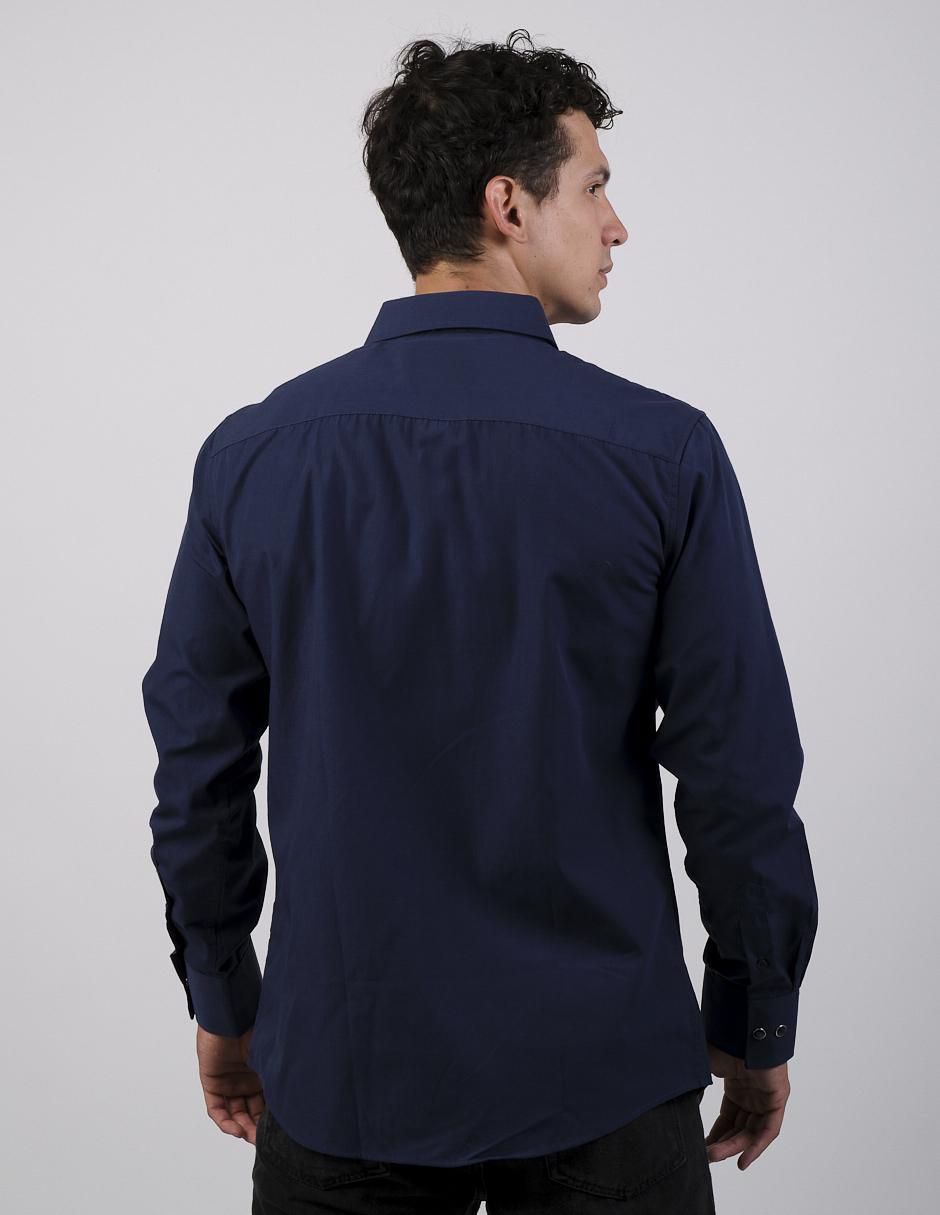 "camisa/sobrecamisa" casual cuaco "de" (si aplica) poliéster y algodón "manga" larga "para hombre"