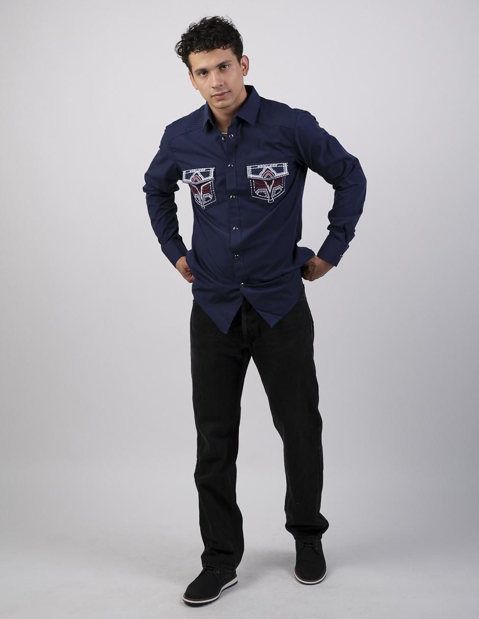 "camisa/sobrecamisa" casual cuaco "de" (si aplica) poliéster y algodón "manga" larga "para hombre"