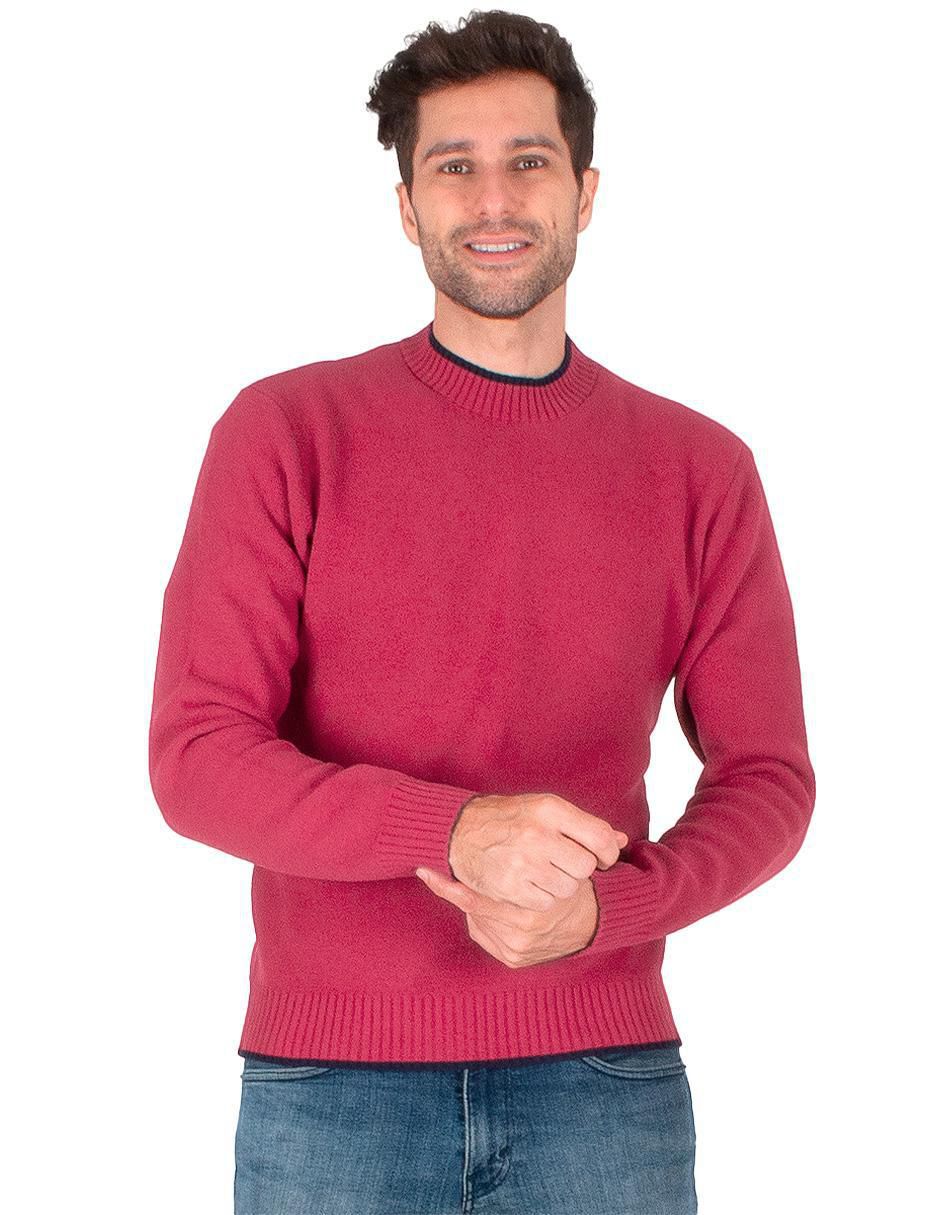 Generra Sweater Con Cuello Hombre Suéter Tejido Generra Con Cuello