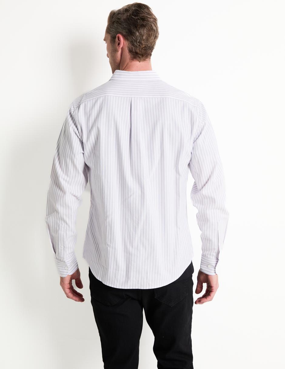 Camisa casual de algodón manga larga para hombre 2