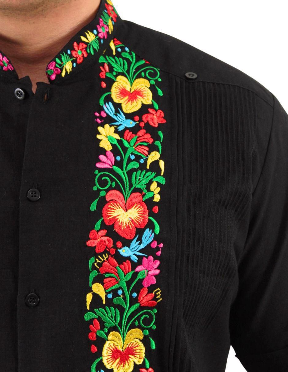 Guayabera manga corta para hombre 3