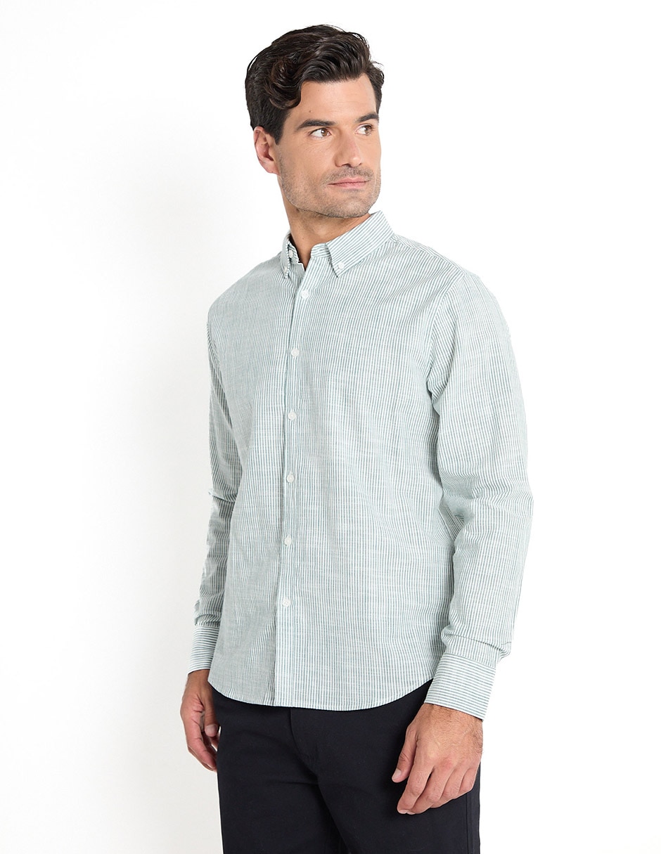 Camisa casual manga larga para hombre Camisa casual manga larga para hombre