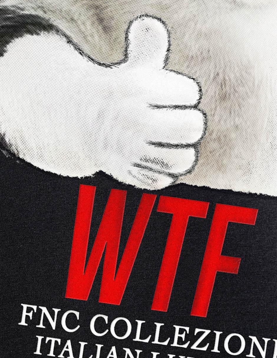 Playera Gato WTF cuello redondo para hombre 4