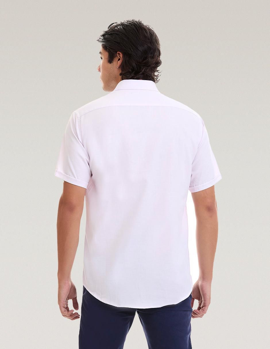 Camisa business casual de manga corta para hombre 3